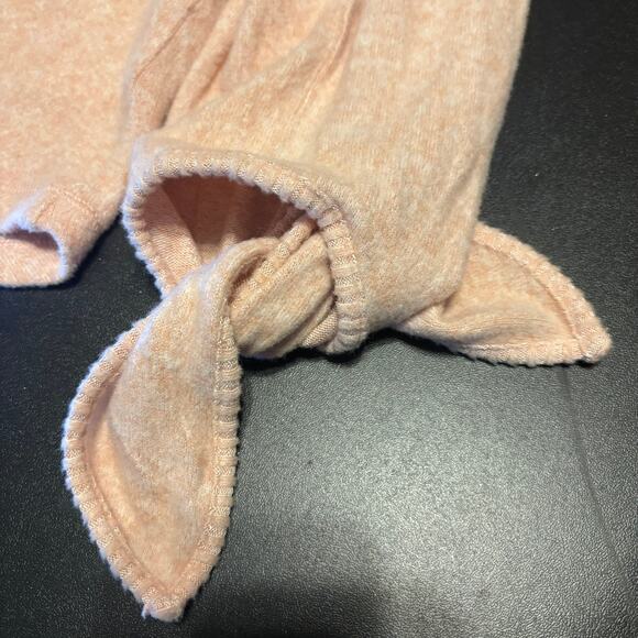 Anthropologie Saturday Sunday Oversized Cowl Neck Light Pink Sweater Size M - Picture 6 of 8